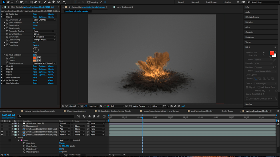 Integración de efectos especiales en postproducción